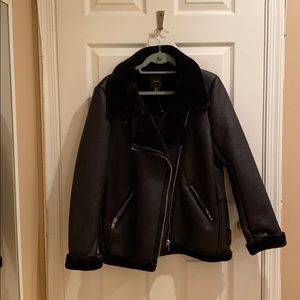 NWOT Forever 21 Faux Fur Aviator Jacket || OBO